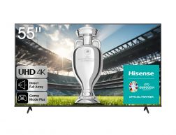 Hisense Smart TV 55 Inch 4K, UHD, WCG, HDR10+, Smooth, Game mode - 55A6K