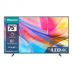 Hisense Smart TV 75 Inch,4K, UHD,Smart TV, WCG, HDR10+, Smooth motion,DTS,Game mode,Voice control,DolbyVision,DolbyAtmos - 75A7K