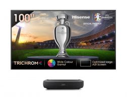 Hisense 100L9H Laser TV Trichroma Ultra Short Throw Projector ALR High Gain Screen, 4K UHD, HDR10, Google TV - 100L9H