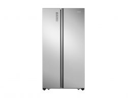 Hisense Refrigerator Net Capacity  569L, 19.9cuft , Inverter,  Side by side model, No-frost refrigerator, C Class - RS74W2NQ