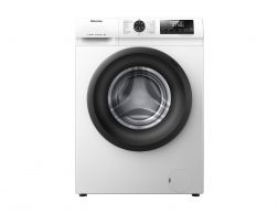 Hisense Front loading washing machine, 8KG, White color, Inverter, A Class 1200RPM - WF1Q8021BW