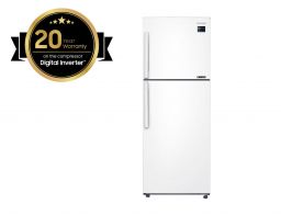 Samsung Refrigerator 300L Top Mount Freezer, White - RT29K5157WWC