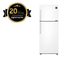 Samsung Refrigerator 384L Top Mount Freezer (TMF) White - RT38K5157WWB